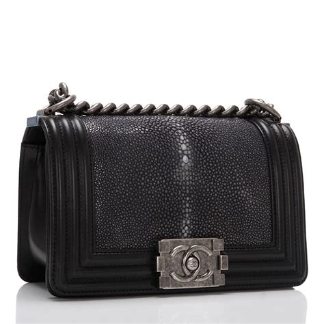 chanel boy stingray black|Chanel handbags boys.